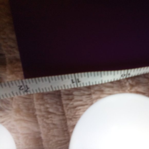 Purple and White Kate spade paper shopping bag 12 in H by 16 in Length - Picture 3 of 7